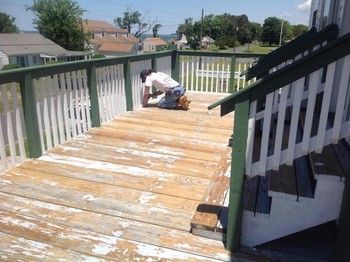 Deck Painting in Hampton, VA
