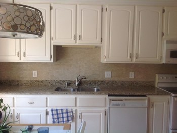 New Granite Counter Tops and Tile Back Splash Hampton, VA