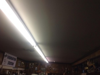 Replaced Old Fluorescent Lighting with New Track & Recessed Lighting at Tidemill Shopping Center in Hampton, VA