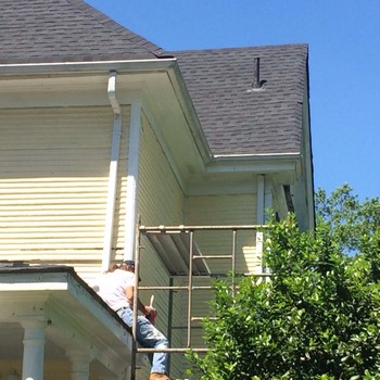 Rehabbing an old Victorian home with rotted cornice and trim Hampton, VA 